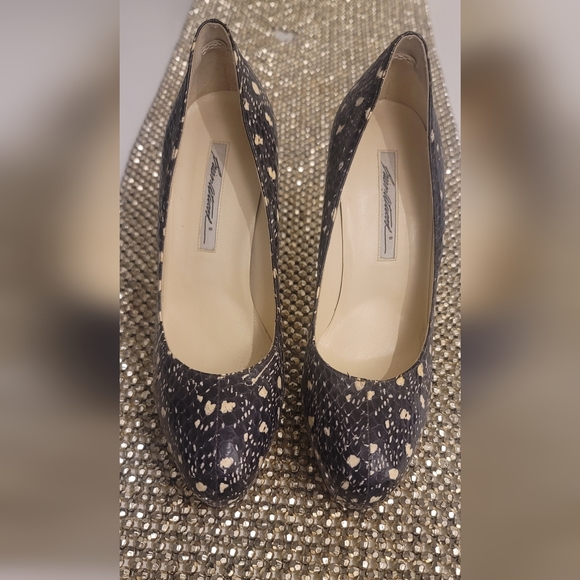 Brian Atwood Snake Print Pumps - Picture 3 of 3